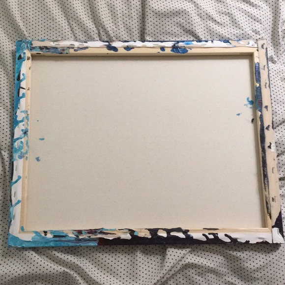 Glimpse of the Sea - Acrylic Pour on Canvas 16x20 - Picture 5 of 6